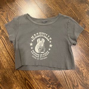 brandy melville nashville crop top -john galt-